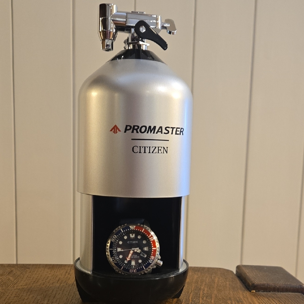 Citizen Promaster Men's Dive Watch with Blue and Red Bezel